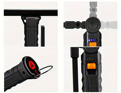 Portable LED Rechargeable UV Flashlight –  Black Light for Pet Urine Detection, Stain Cleaning, and Outdoor Essentials