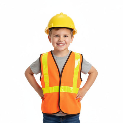Construction Birthday Party Set – 62pcs Dress-Up Kit with Vest, Hat, Cups & Stickers for Kids’ Themed Celebrations
