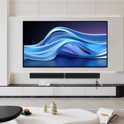 Channel TV Sound Bar – 50W 2.0 Wireless Home Audio System with ARC/Optical/AUX Connections, Premium Surround Sound for Smart TV Entertainment