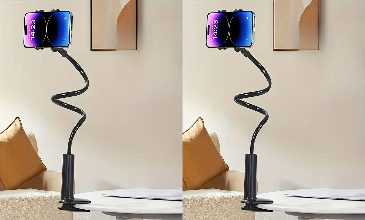 Rotating Universal Phone Stand – 360° Desktop Smartphone Holder for Lazy Viewing in Bed, Ideal Gift for Tech-Lovers and Everyday Use