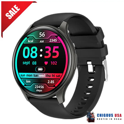 Bearscome Bcf57 Blood Sugar Pressure Heart Rate Oxygen Sleep Monitoring Waterproof Smartwatch Bc Z1