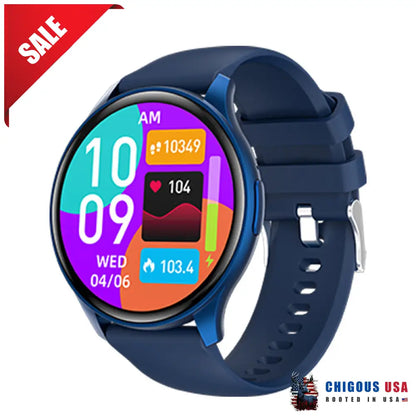 Bearscome Bcf57 Blood Sugar Pressure Heart Rate Oxygen Sleep Monitoring Waterproof Smartwatch Bc Z1