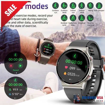 Bearscome Cfda Ecg Blood Oxygen Heart Rate Health Monitoring Smart Watch Smartwatch