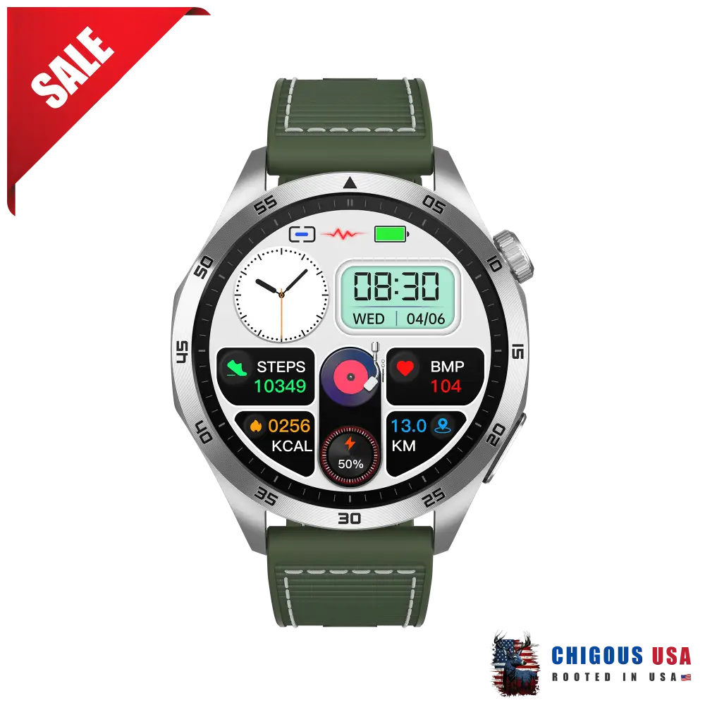 Bearscome Pro 4 Intelligent Micro-Physical Examination Blood Glucose Ecg Pressure Oxygen Smartwatch