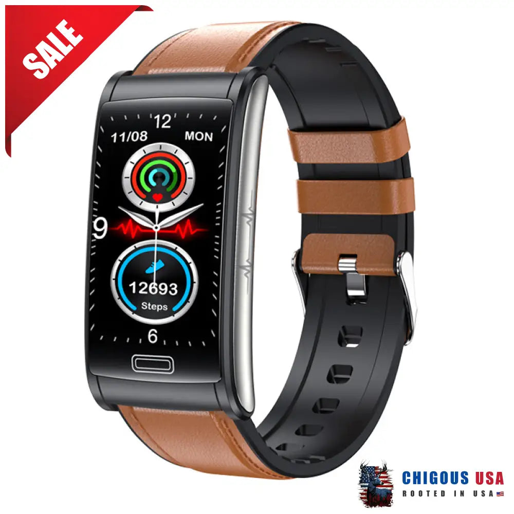 Bearscome Pro 6 Ep Herz Und Sauerstoff Durch Hrv Schlaftest Mit Bluetooth Brown Leather /