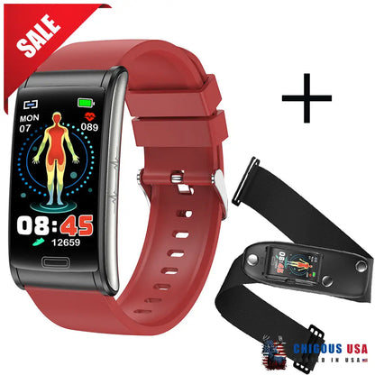 Bearscome Pro 6 Ep Herz Und Sauerstoff Durch Hrv Schlaftest Mit Bluetooth Health Red / Pro(With