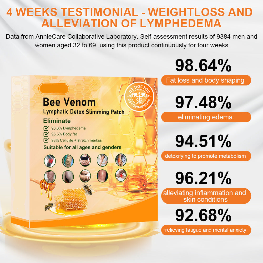 Bee Venom Lymphatic Drainage Slimming Patch