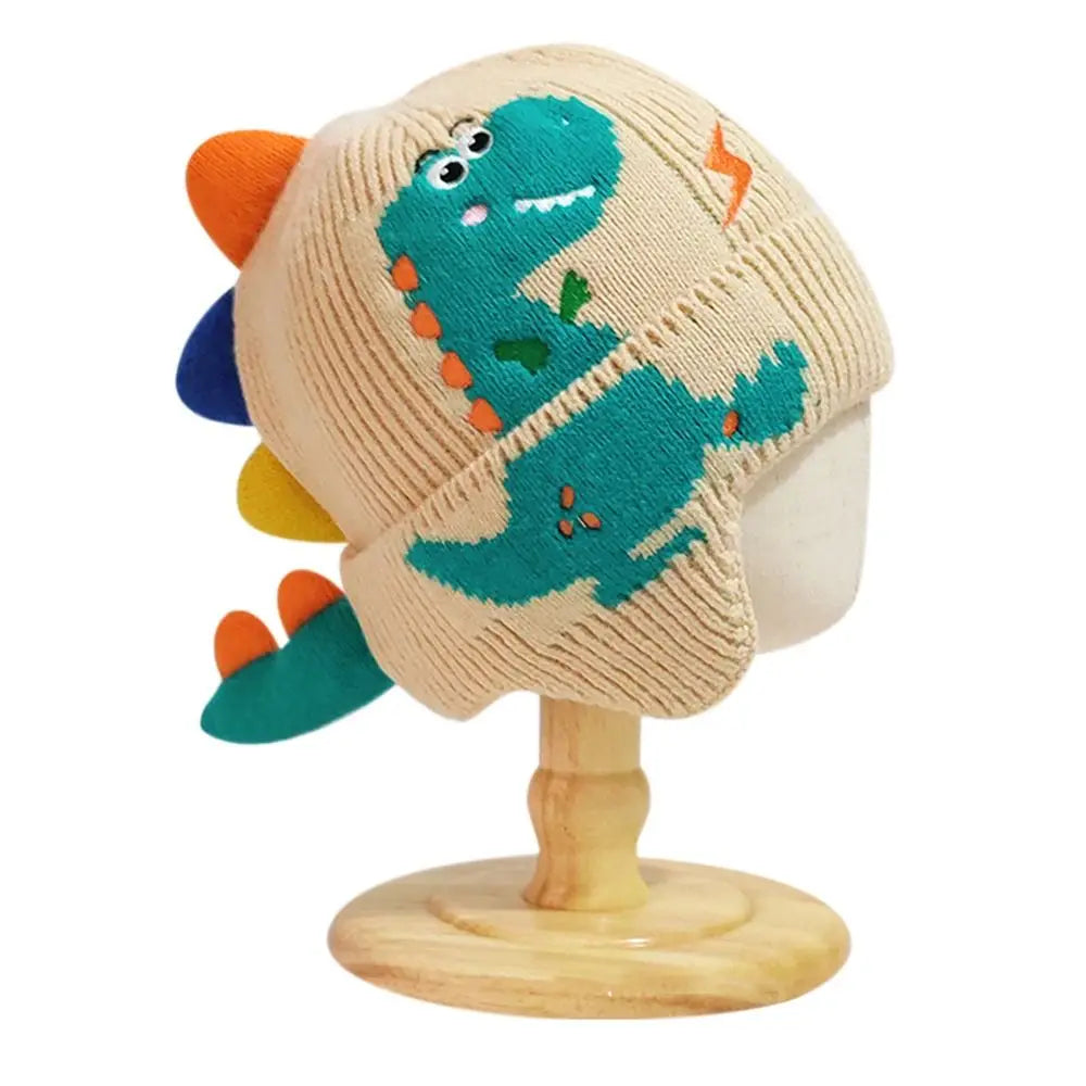 Dinosaur Winter Hat for Kids – Thick Warm Hat with Ear Protection for Boys & Girls, Adorable Design for Cold Weather Comfort