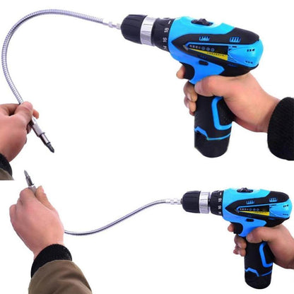 Flexible Drill Bit Extension – 1/4 in Hex Shank Bendable Bit Holder