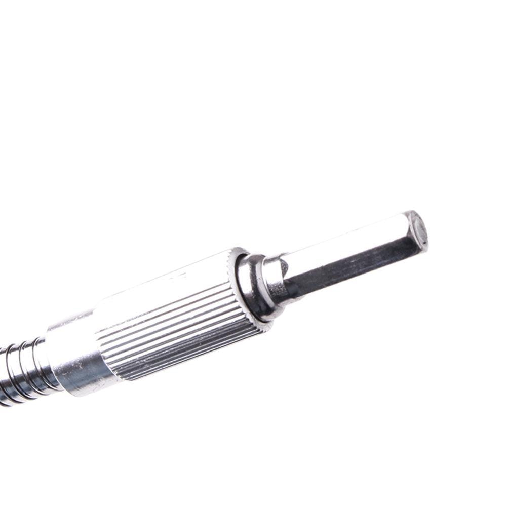 Flexible Drill Bit Extension – 1/4 in Hex Shank Bendable Bit Holder