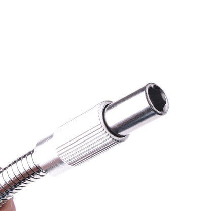 Flexible Drill Bit Extension – 1/4 in Hex Shank Bendable Bit Holder