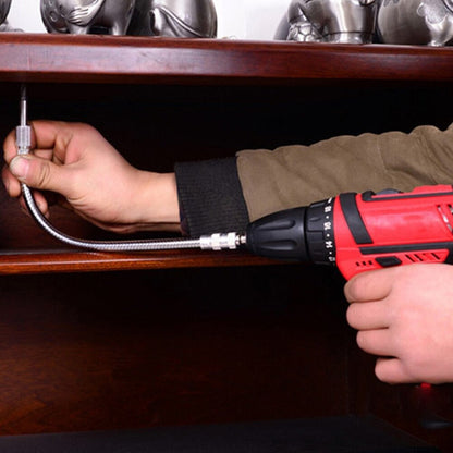 Flexible Drill Bit Extension – 1/4 in Hex Shank Bendable Bit Holder