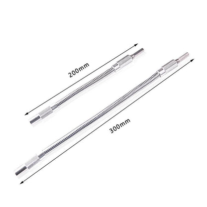 Flexible Drill Bit Extension – 1/4 in Hex Shank Bendable Bit Holder