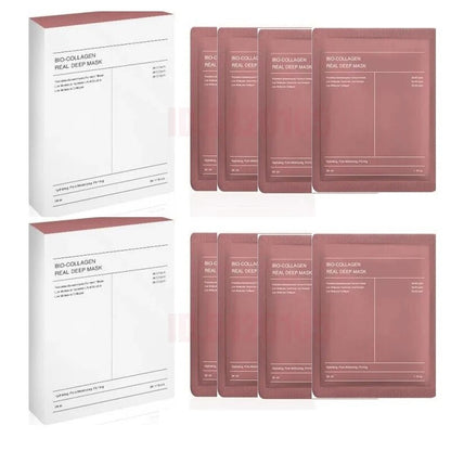 Bio-Collagen Deep Wrinkle-Lifting Mask – Powerful Hydrolyzed Collagen Overnight Hydrogel for Revitalizing, Firming & Reversing Signs of Aging