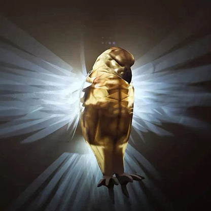 Projector Bird Wall Lamp - 3D Animals LED Wall Light Battery Operated Bird Sconce