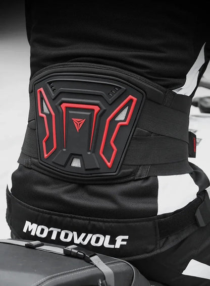 Motocross Motorcycle Waist Protector – Professional Riding Belt for Cycling, Motorbike Sports, and Lower Back Protection