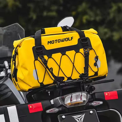 Waterproof Motorcycle Saddlebag – 40/66L Rear Seat Tail Bag for Travel‑Ready Storage with Durable PVC and Easy Mounting