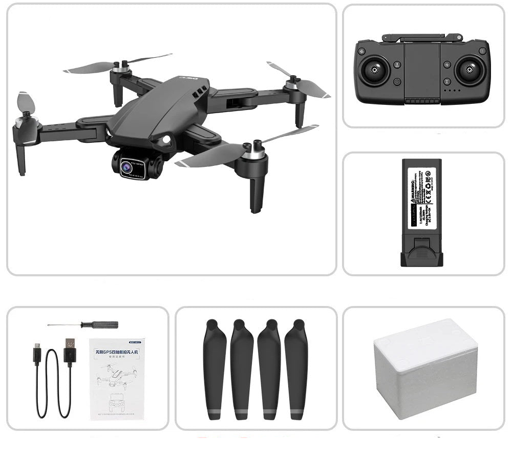 Drone with Camera – L900 Pro SE GPS RC Drone, Dual HD Camera, Foldable & Brushless