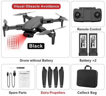 Drone with Camera – L900 Pro SE GPS RC Drone, Dual HD Camera, Foldable & Brushless