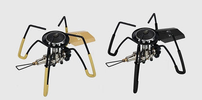 Spider Folding Camping Stove – Compact Outdoor Gas Burner for BBQ, Hiking, Tableware & Emergency Cooking Setup