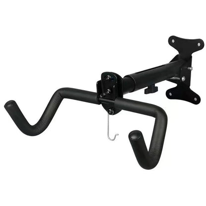 Space-Saving Bike Wall Mount Rack – Foldable Bicycle Hanger with Rim Protection