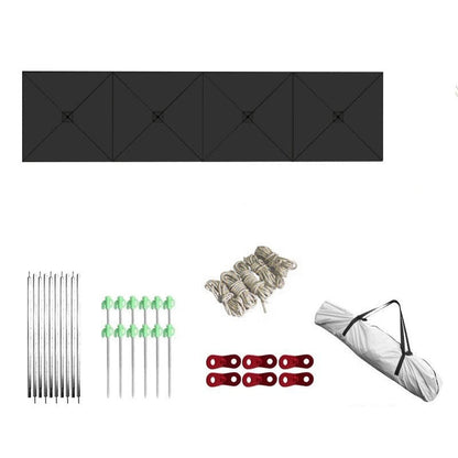 Folding Camping Windshield – 4.8M Durable Windproof Shield Wall for Sunshade, Tent Awning, and Large Outdoor Camping Protection