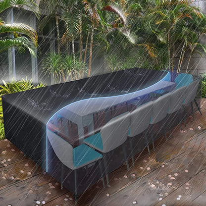 Multi-Size Waterproof Furniture Cover - Garden Chair, Sofa, Table Protective Cover for Weatherproof Outdoor Protection