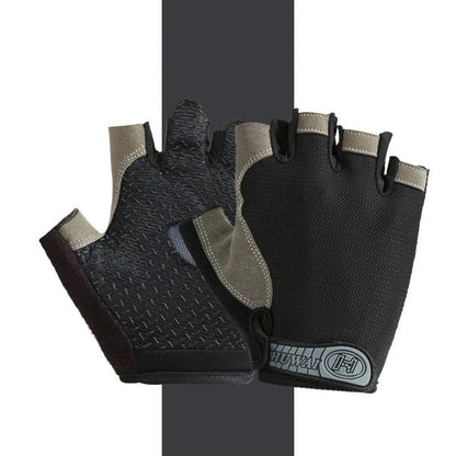 Breathable Anti-Slip Half-Finger Gloves – Fitness and Cycling Gloves for Summer Workouts
