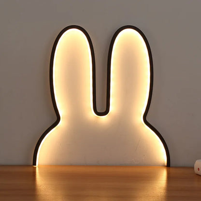 Rabbit LED Night Light – USB-Powered Bedside Lamp for Kids & Gifts