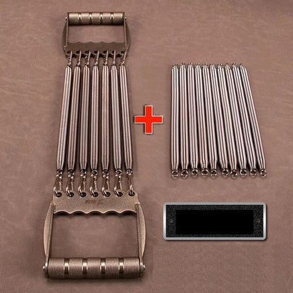 Men’s Spring Chest Expander – Stainless Steel Gym Equipment for Muscle Strength Training, Arm Pulling & Upper Body Workout Power