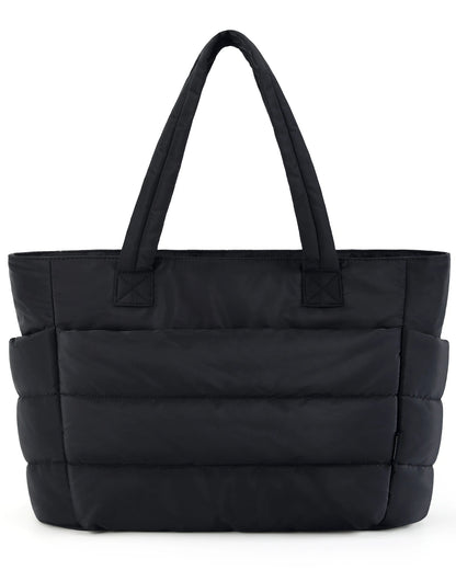 Large Capacity Women’s Fluffy Tote – Lightweight Solid Color Handbag Perfect for Travel, Work, Beach Days, Gym & Daily Storage