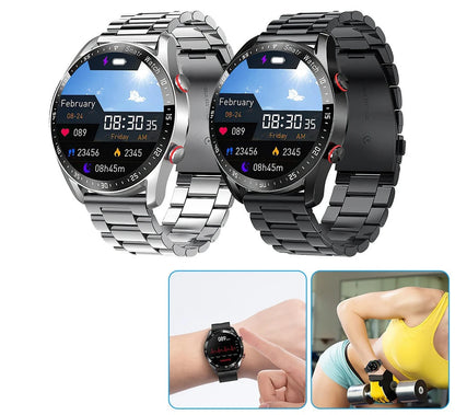 Men’s Sports Smartwatch – HW20 ECG+PPG Waterproof Bluetooth Call, Heart Rate Monitor, Fitness Tracker, Message Alerts, Sport Companion