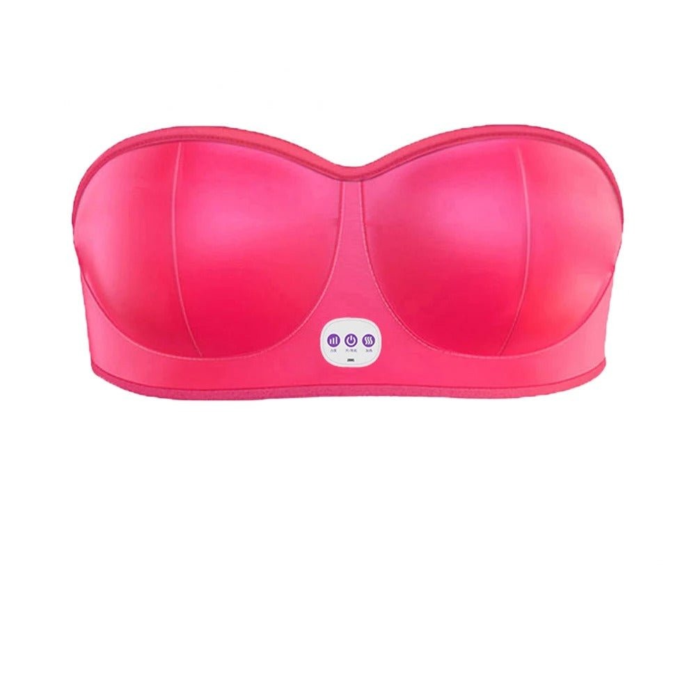Breast Massager Bra, Blossom Up Electric Bust Massager – Heated Wireless Wearable Chest Massager, Anti Sagging Breast, Breast Enlargement Machine