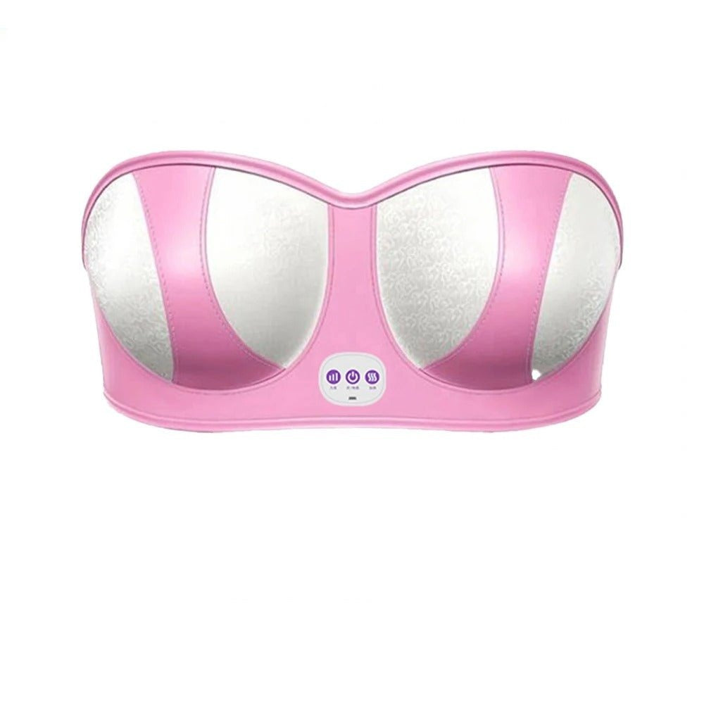 Breast Massager Bra, Blossom Up Electric Bust Massager – Heated Wireless Wearable Chest Massager, Anti Sagging Breast, Breast Enlargement Machine