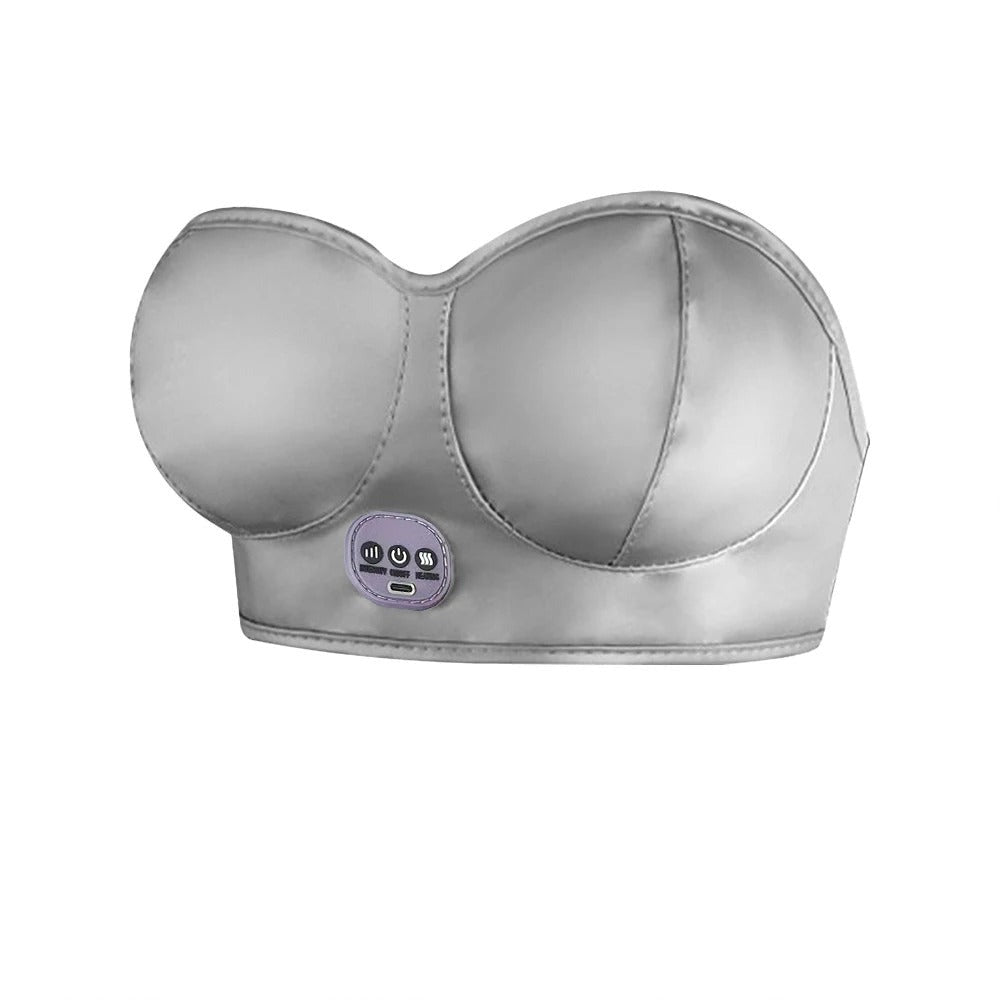 Breast Massager Bra, Blossom Up Electric Bust Massager – Heated Wireless Wearable Chest Massager, Anti Sagging Breast, Breast Enlargement Machine