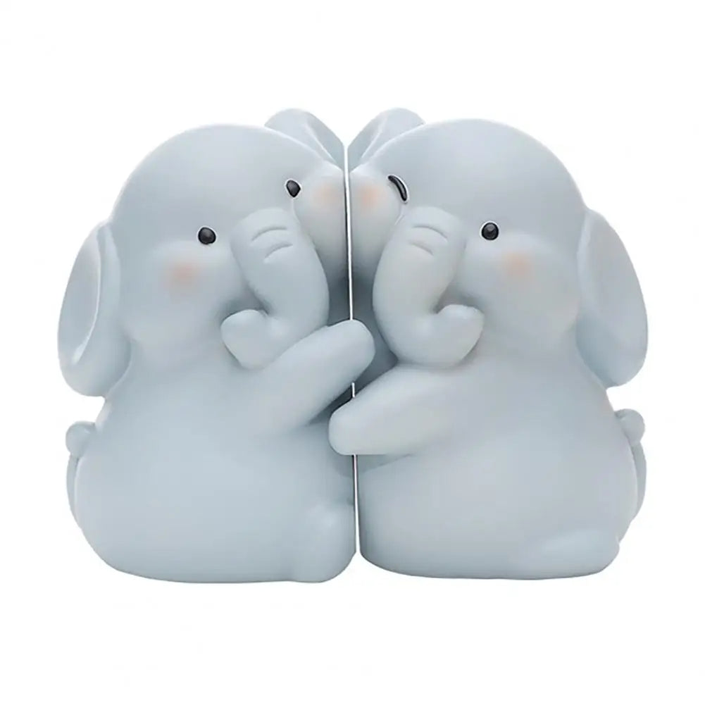 Hug Duck Bookends – 2pcs. Heavy-Duty Resin Animal Book Stoppers