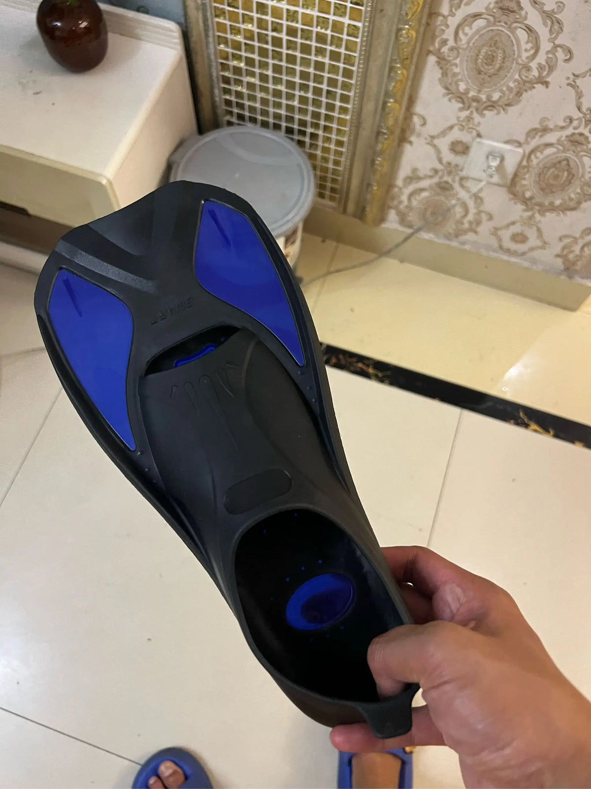 Short Snorkeling Fins - Comfortable TPR Swim Aids for Diving, Pool Training & Travel, Kids to Adult Sizes