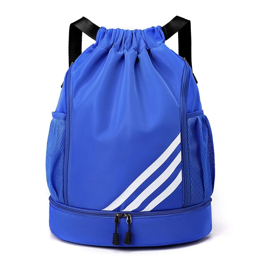Basketball Sports Travel Backpack – Outdoor Waterproof Gym Bag with Ball Compartment for Swimming, Hiking, or Fitness Travel Use