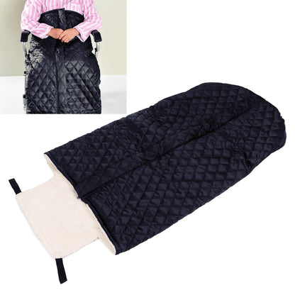 Warm Wheelchair Blanket – Thickened Waterproof Double-Layered Oxford Cloth Cover for Elderly & Sick in Autumn/Winter