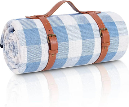 Waterproof Foldable Picnic Blanket – Extra Large 3-Layer Outdoor Blanket for Camping, Beaches, Parks, Grass, or Indoors, Comfortable and Portable Travel Essential