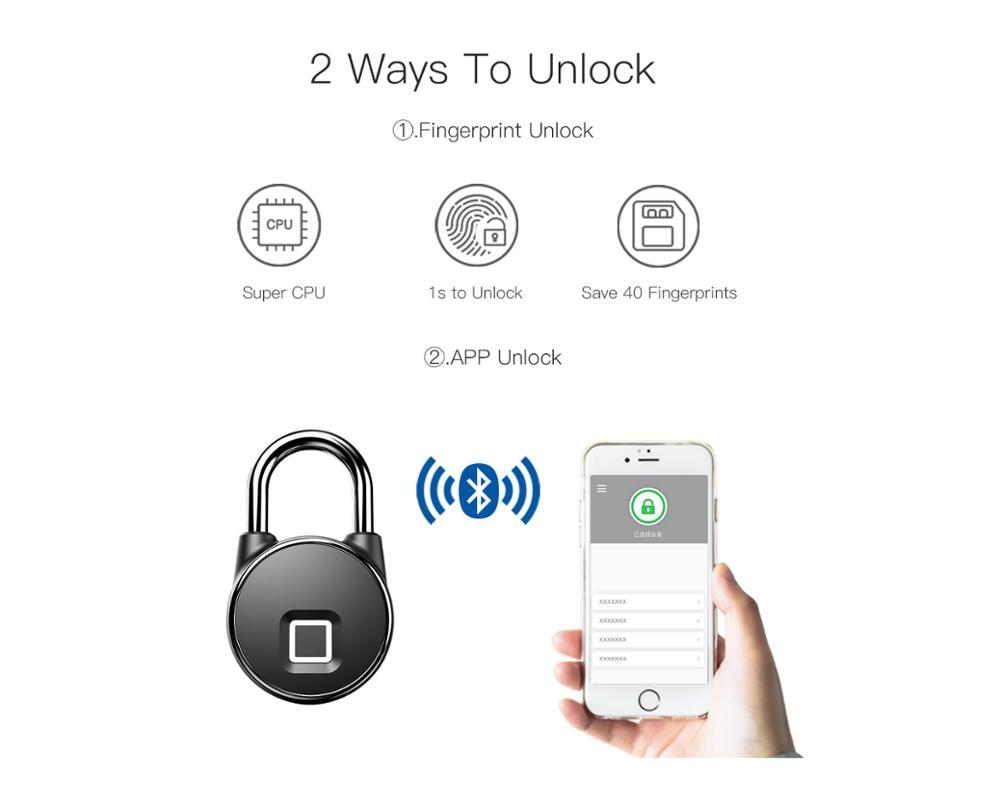 Bluetooth Fingerprint Lock