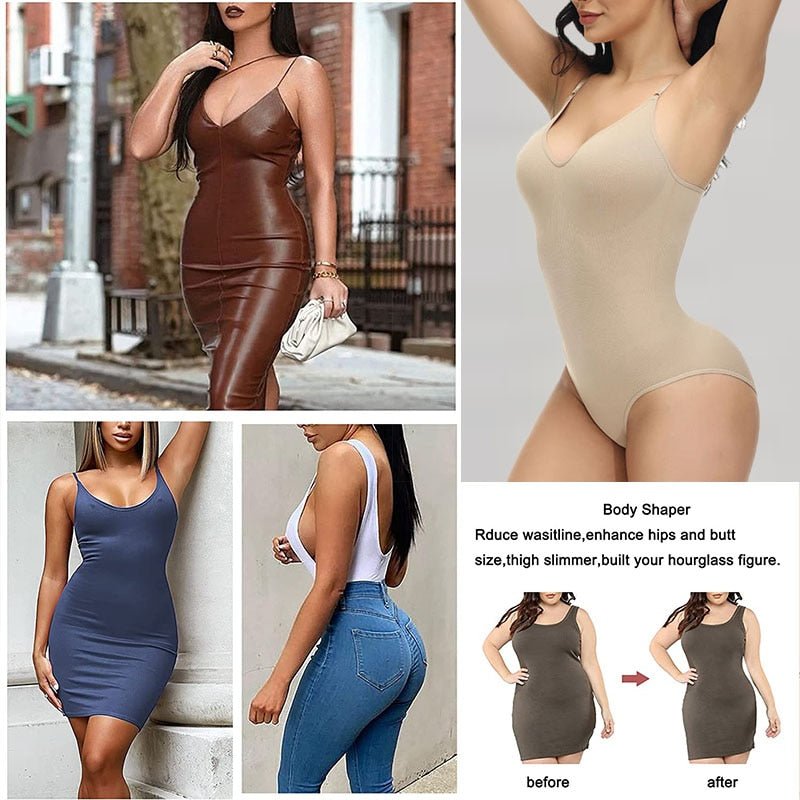 Bodysuit Shapewear, Compression Slimming Body Suits, Smooth Out Shaper for Women