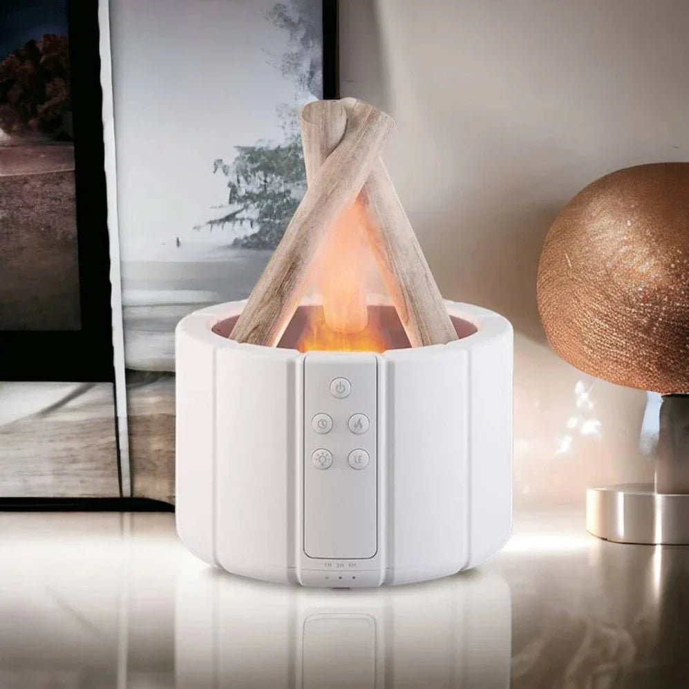 Bonfire Humidifier Campfire Diffuser – Aromatherapy Essential Oil Diffuser for Home, Bedroom, and Office
