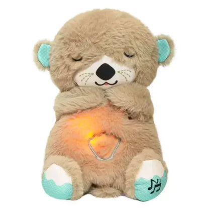 Breathing Bear Soothing Plush – Adorable Otter Doll with Gentle Music, Lights, and Comfort for Baby’s Sweetest Sleep