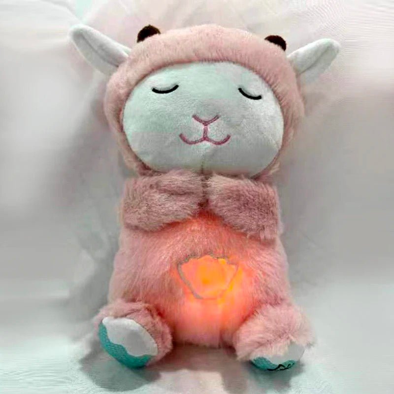 Breathing Bear Soothing Plush – Adorable Otter Doll with Gentle Music, Lights, and Comfort for Baby’s Sweetest Sleep