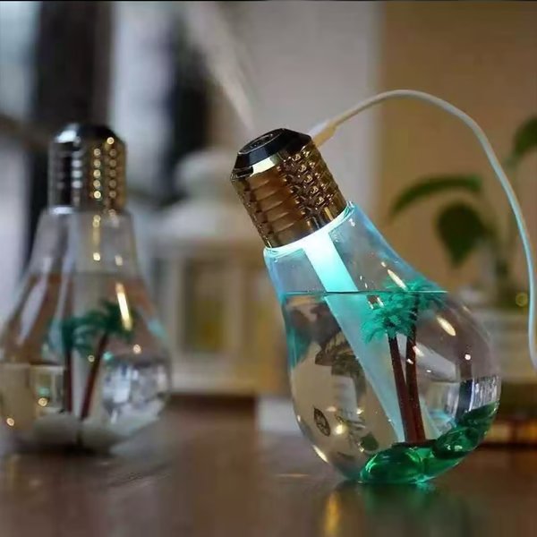 Bulb Humidifier Night Light - Aesthetic Room Enhancer