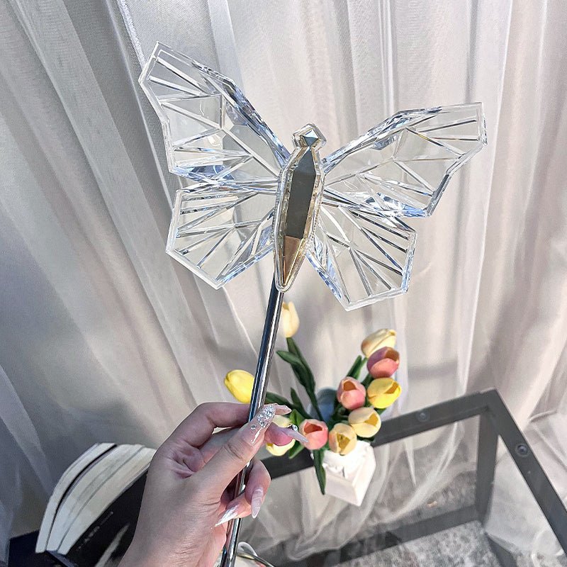 Acrylic LED USB Butterfly Table Lamp - Whimsical Glow Butterfly Lamp
