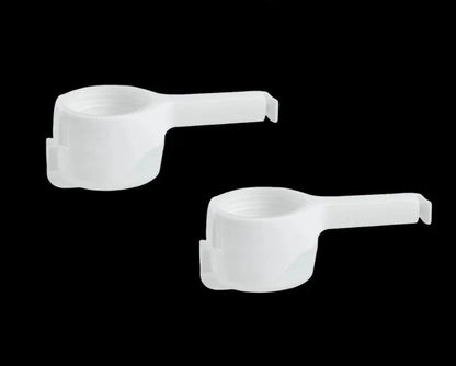Kitchen Food Storage Bag Sealing Clips – Plastic Cap Clamps with Pour Spout for Freshness