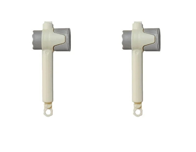Kitchen Food Storage Bag Sealing Clips – Plastic Cap Clamps with Pour Spout for Freshness