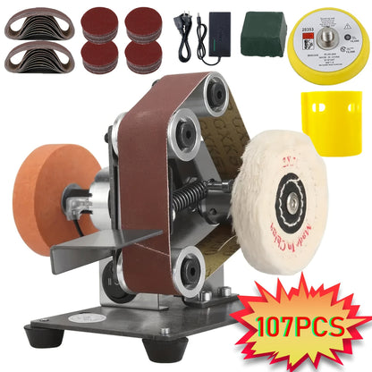 Electric Sharpening Sanding Machine -7-Speed Desktop Sharpener for DIY Metal, Wood, and Stainless Steel Tools